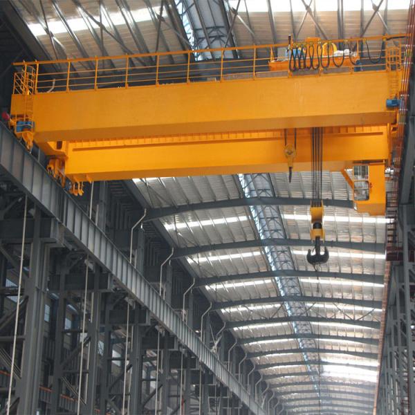 Warehouse Double Girder Overhead Bridge Crane 20t Lifting