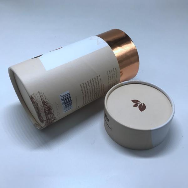 Umidade de empacotamento do tubo de papel de Bean Can Food Grade Round do café - prova