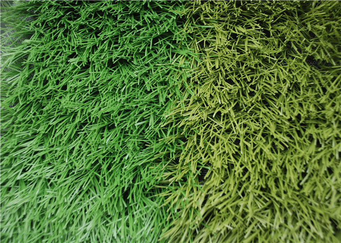 PE Monofilament Yarn Field Green Soccer Artificial Grass 3/4'' Gauge , Height 20mm to 50mm
