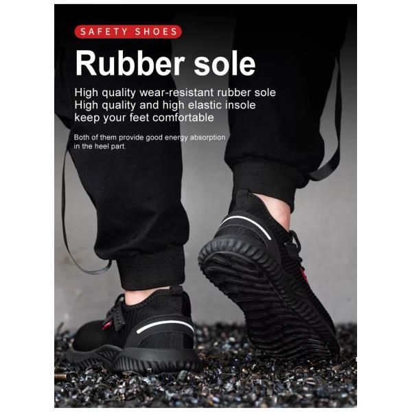 Zapatos de pie de acero para hombres, zapatos de seguridad de estilo deportivo para hombres