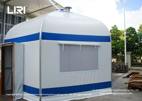 Luxury Portable Mongolian Yurt Ger Home Glamping Tents 6M Clear Span