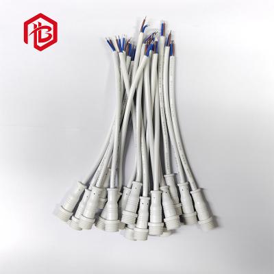 Customized M11 M12 M14 M15 M16 Led Street Waterproof Cable 2 3 4 5 Pin Male Female Docking Extension PVC Power Cord