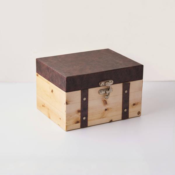 Оптовая роскошная деревянная коробка для подарков большой вместимости