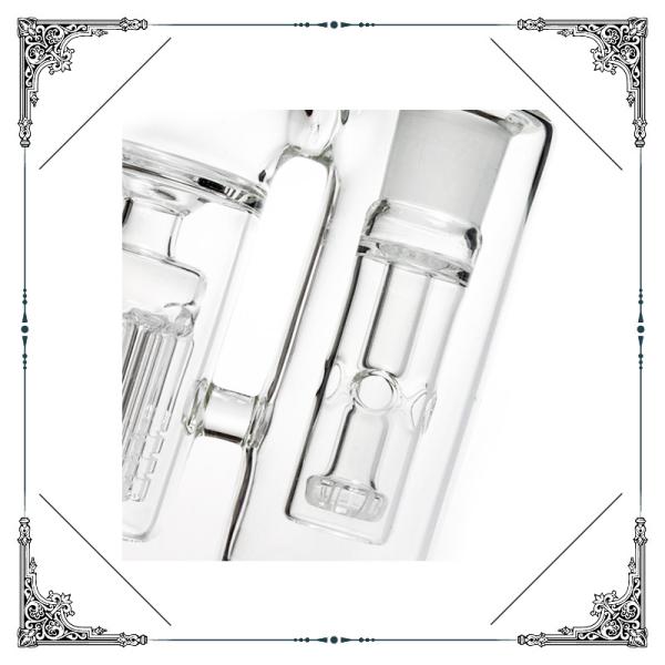 Glass Ash catcher Showerhead Percolators AshCatcher for Bongs 14.4mm 18.8mm