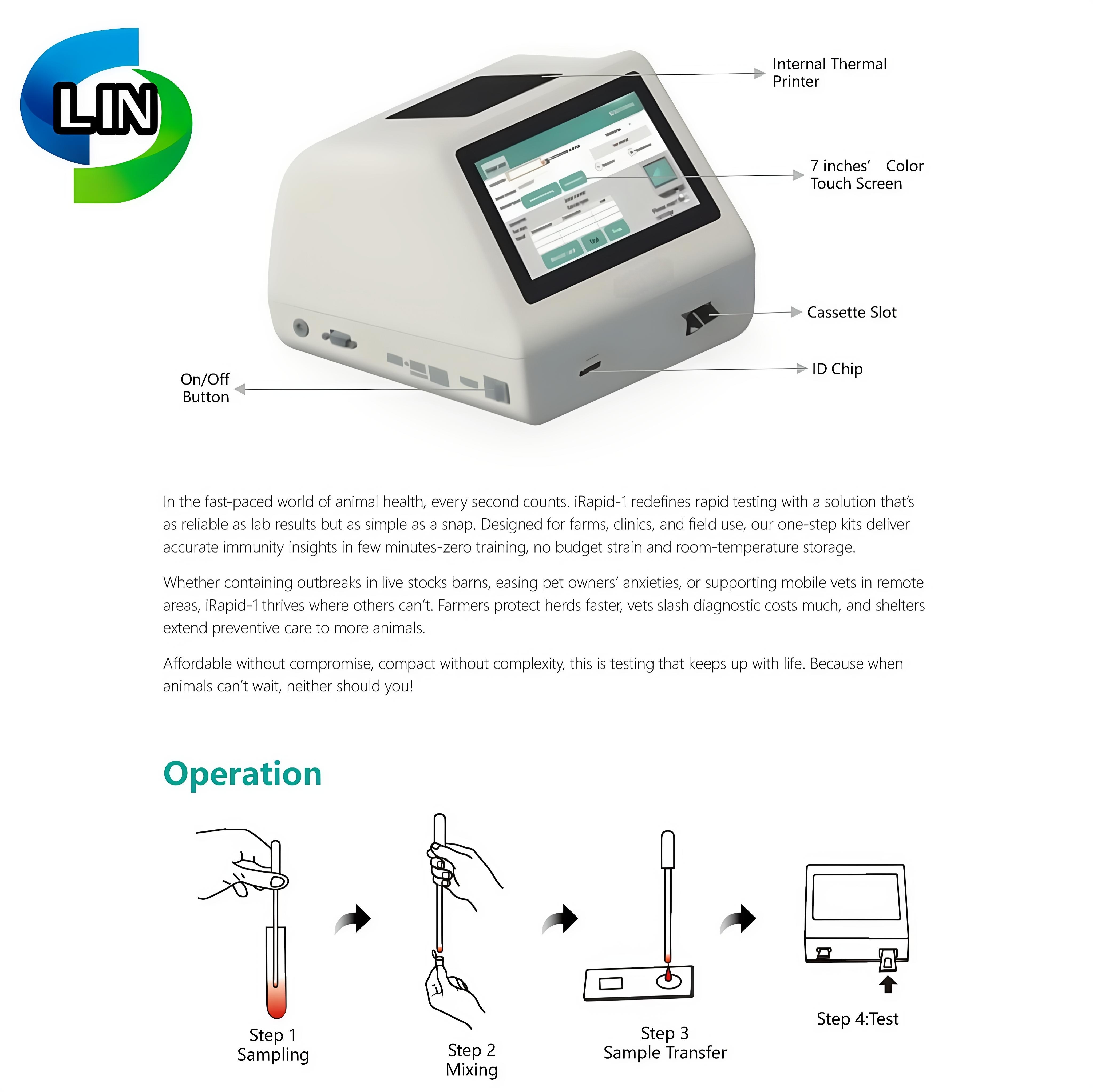 CE Certified Glycated Hemoglobin Analyzer for Home & Commercial Use with 3-15 Minutes Test Duration