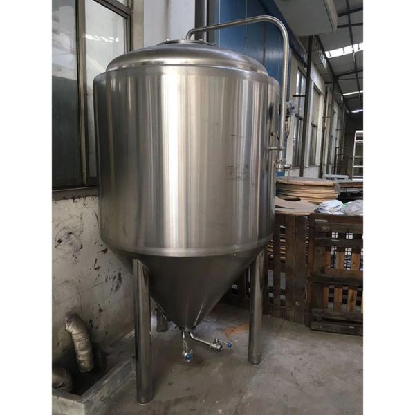 Equipamento de fermentação comercial de cerveja de 200L de volume de trabalho com cone de 60°