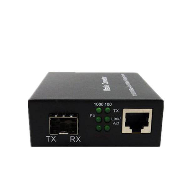 Gigabit Ethernet Fiber Media Converter , 10/100/1000M  SFP Media Converter