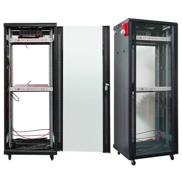 Self Contained Inert Gas Fire Suppression System For Electrical Control Panels
