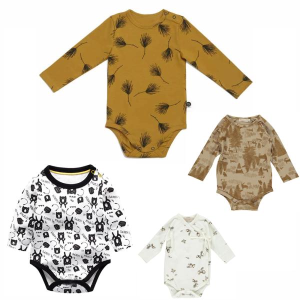 Customize Lovely Valentines day print Soft Organic Cotton Bamboo fabric baby rompers