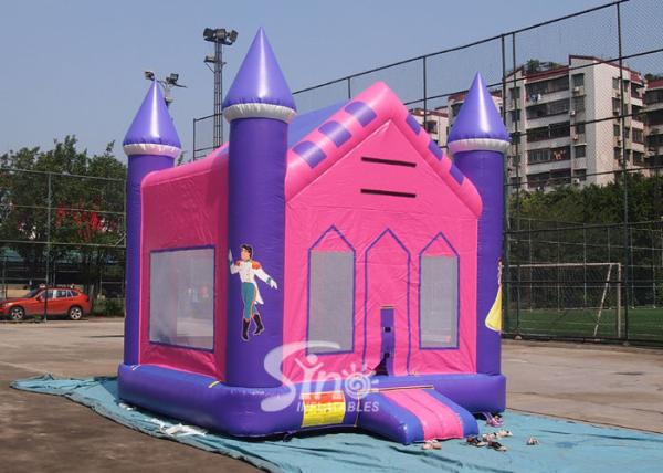 13x13 outdoor kids party Princess Inflatable Bounce House with 18 OZ PVC Tarpaulin