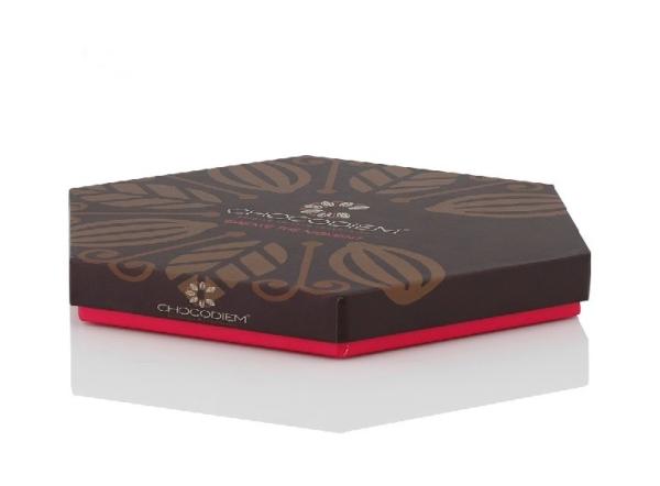 Personalised Cardboard Chocolate Boxes Handmade Empty Lid And Base FSC Certification