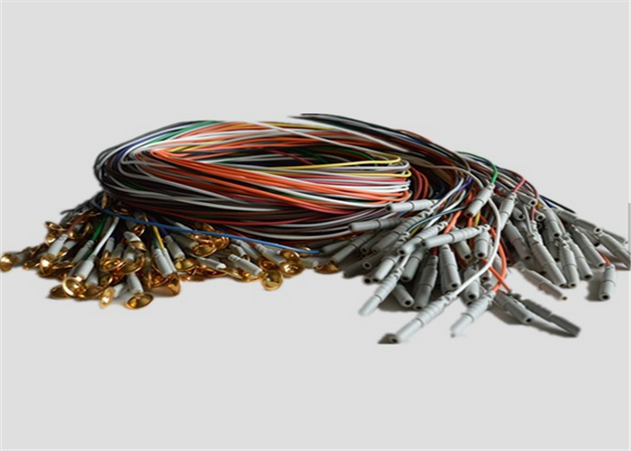 Аллигатор гибкие мягкие электроды Eeg привязывают 24 ПК установил материал PVC TPU