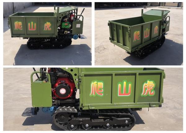 Hydraulic Mini Crawler Dumper , Self Loading Mini Dumper 0.8HP Horsepower
