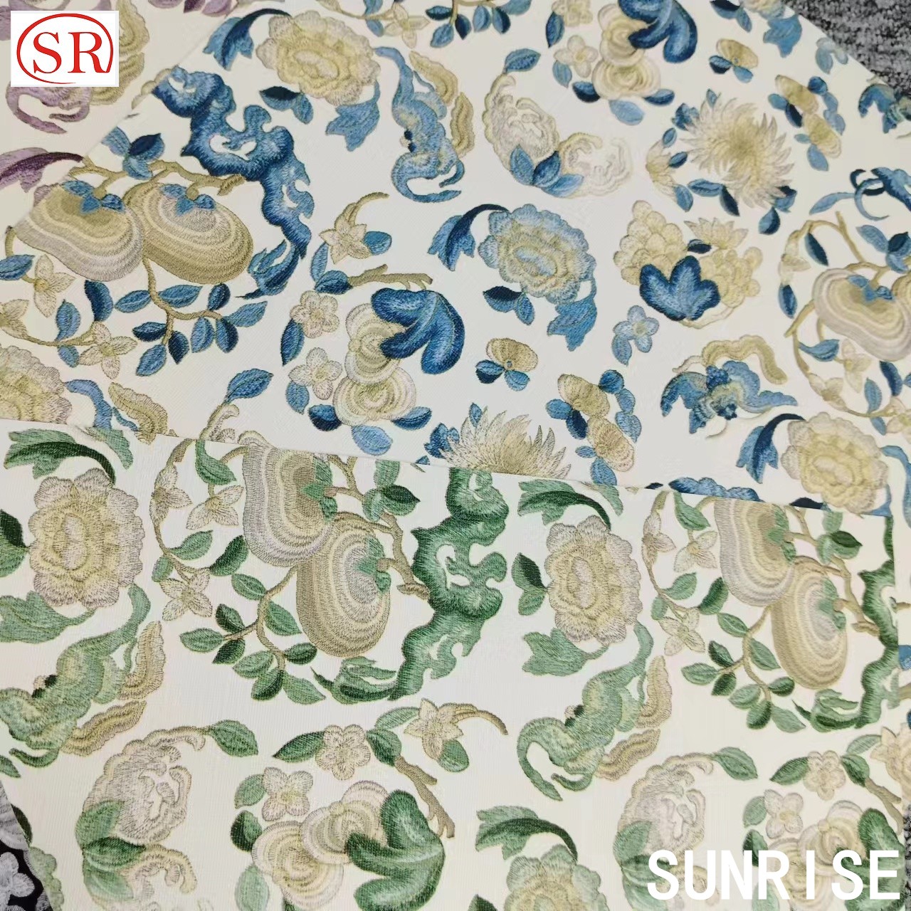 Customize Print PVC Artificial Leather Flower Printed PVC Faux Leather for Cars Seat