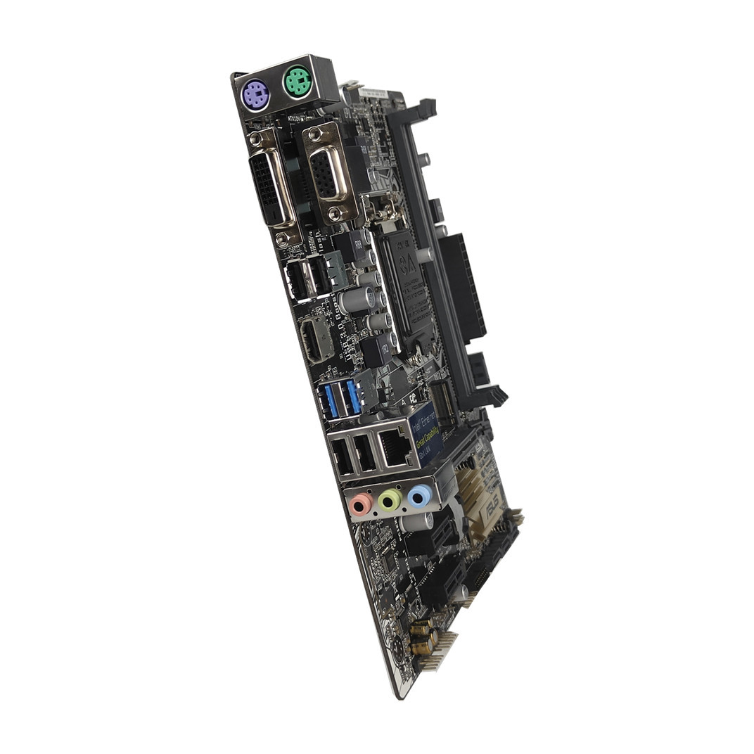 Материнская плата ASUS H110M Intel для ПК DDR4 USB2.0 Micro-ATX 32G Поддержка ЦП 6 7 8 9gen 1151