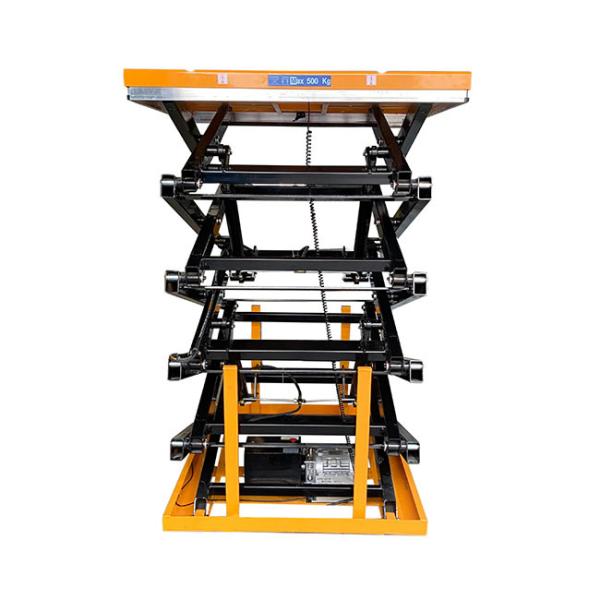4.8M 0.5 Ton Stationary Hydraulic Scissor Lift 500kg