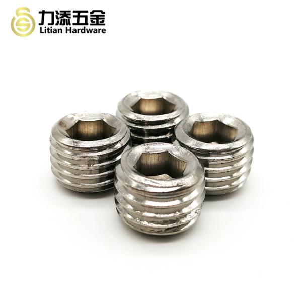 DIN916 Stainless steel 304 grade 12.9 Alloy steel Hex Socket Set Screws Grub Screw