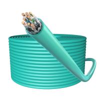 LSZH vert SFTP CAT8 câble 40Gbps Centres de données LAN câble passe le test de fluke 1000ft