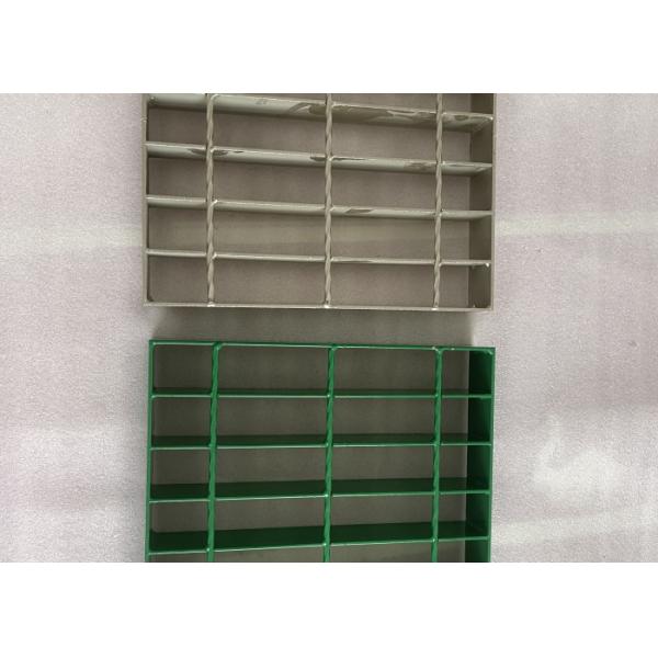 Green Powder Coated Steel Bar Grating for Walkways 6M Length