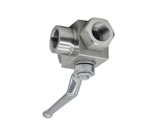 Газовый высокое давление ПВК шаровой клапан ручной трехсторонний тип L