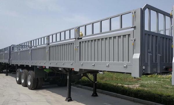 Fuwa/BPW Axle Semi Truck Trailers with Fence Steel Stake and Semi Trailer Sidewall Fence