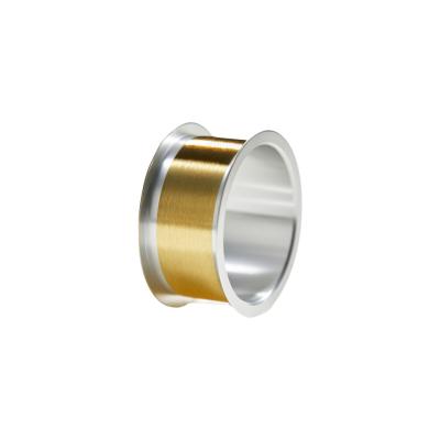 99.9% High Purity Gold Plated Silver Wire Round Shape High Flexibility