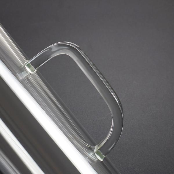 Sturdy 550ml Glass Water Bottle With Protective Silicone Sleeve Multipurpose Frosted Water Bottle With Bamboo Lid Lightweight  Eco Friendly