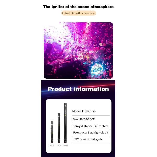 Confetti Elétrico Canhão Confetti Festa Popper Fábrica de Ar Comprimido