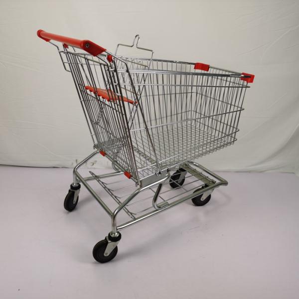 Carrinho de compras super do aço carbono do trole da compra do armazém do americano 210L grande