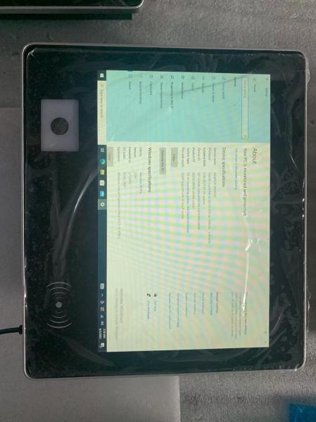 10.1 polegadas Alto Painel LCD Brilhante PC Táctil Computador Quiosque Com Câmera RFID NFC Reader QR Code Scanner