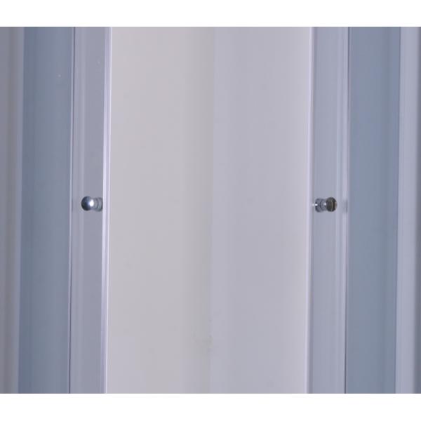 4мм закалили приложения ливня квадранта дыма стеклянные с ручкой/колесами