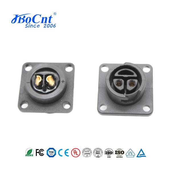 M20 2P EBIKE Connector IP68 Waterproof Power Female Lithium Ion Battery Energy Storage Connector