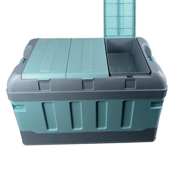 Polypropylene Collapsible Plastic Storage Boxes 40 Liter Picnic Cargo Organizer