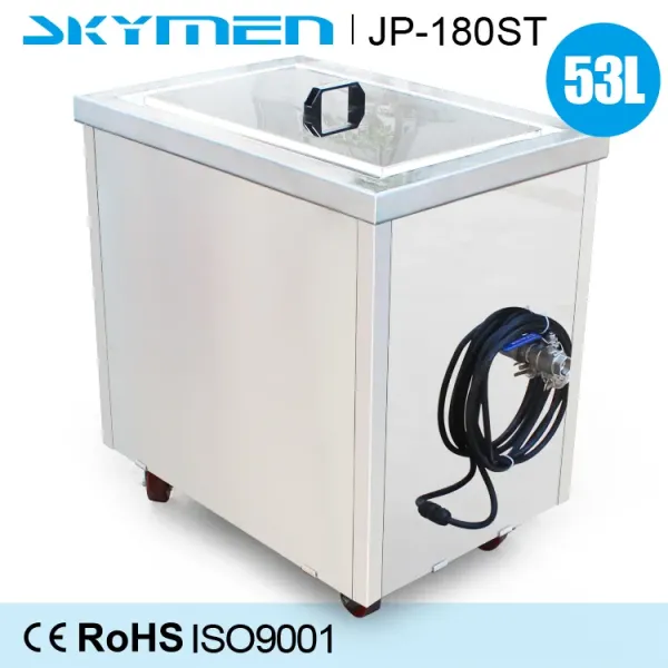 53L Stainless Steel 304 Industrial Ultrasonic Cleaner with Heated Control Mechanical Timer and Eco-Friendly Design