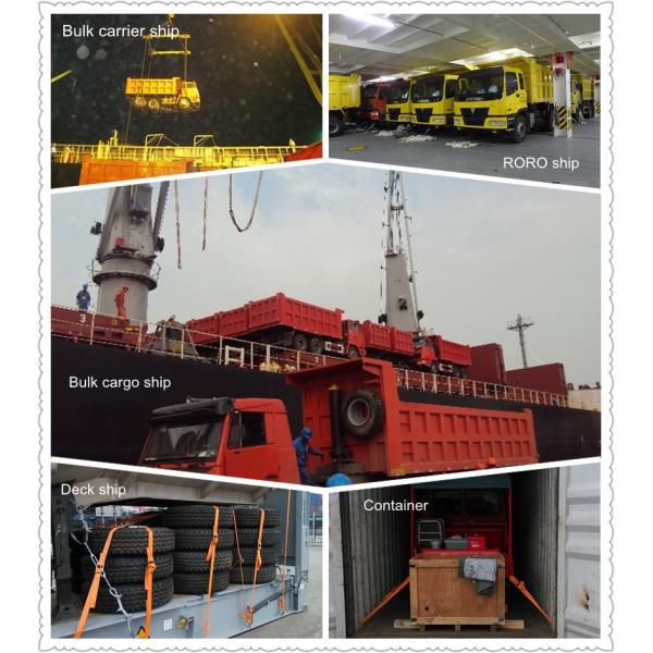 371hp Lhd Rhd Sinotruk Howo 6*4 Heavy Duty Dump Truck Tipper White Red