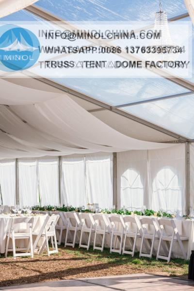 20x20 Frame Transparent Party Wedding Tent Double Coated Pvc