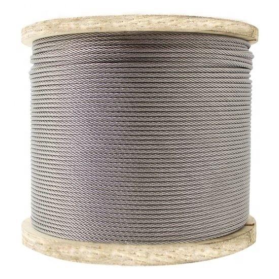 Smooth Surface Stainless Steel Wire Rope for Durable Sling in Customized Design