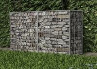 La capa del polvo galvanizó la malla de las cestas los 4x1x1m 60x80m m de Gabion