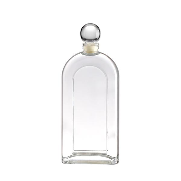 Aluminum Plastic PP Collar end Spirits Cork Round Bottles 700ml Bottle with Customers