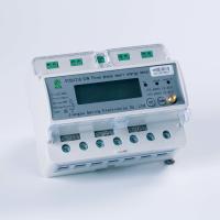 Ethernet sans fil à quatre fils de Wifi de compteur d'électricité de rail de vacarme de mètre de KWH de 3 phases
