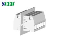 600V / 150A Through Panel Terminal Blocks Pitch 18.8mm 2-24 Pole Right Angle
