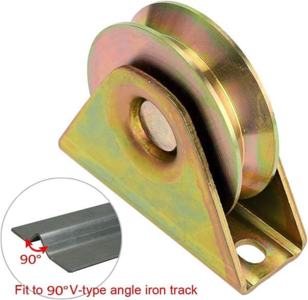 Rolamentos de roda triangular trapezoidal para portas deslizantes