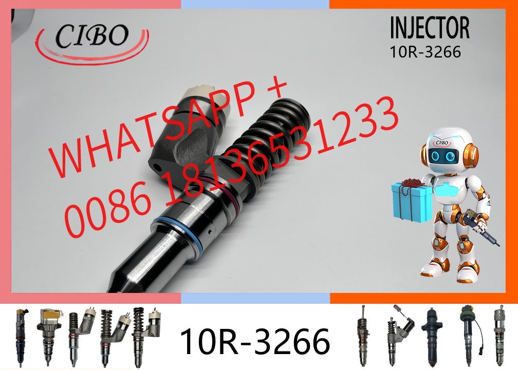original 10R-3266 Diesel Engine Fuel Injector for C17 C27 C15 C18 C32 773F 773G 775F 775G AD30 AD55B Replacement for OEM 253-0617 374-0751 original new injector