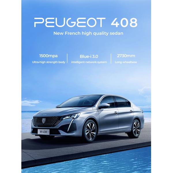 French Peugeot China Dongfeng Peugeot 408 Max 225km/H Petrol Car 5 Seater