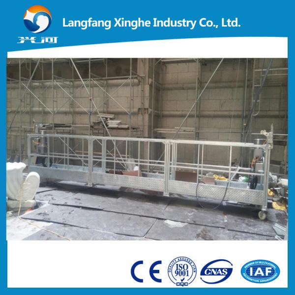 Xinghe Glass fitting suspended platform , zlp250 temporary suspended cradle , zlp800 construction suspended scaffolding