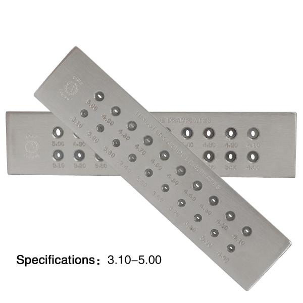 Oval / Small Porosity Wire Tungsten Draw Plate For Jewelry Making