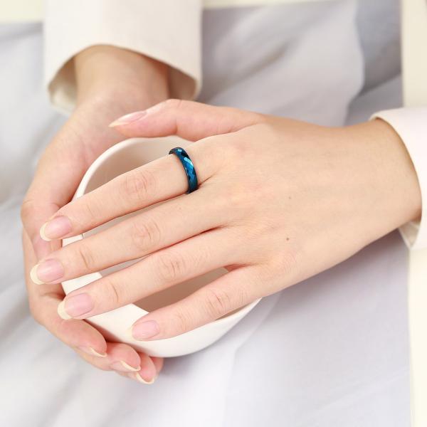 Anneau de mariage en tungstène argenté-or polonais coupé en diamants pour hommes, femmes, style tendance type religieux