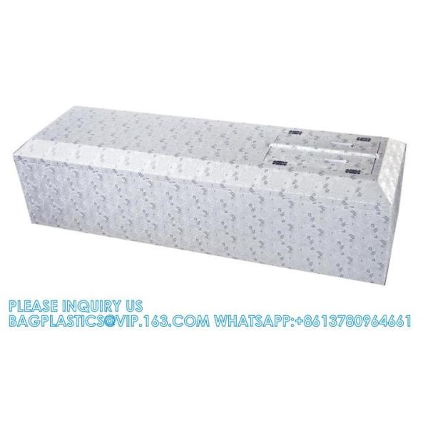 Plywood Casket High Gloss Painting Coffin High Gloss Painting Wooden Casket Funeral Flower Painting Wooden Coffin