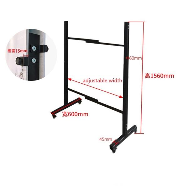 Movable Large Panel  Tile Display Holder Double Sided Metal Granite Slab Racks