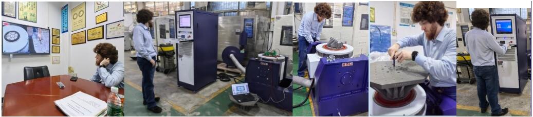Vertical Vibration High Frequency Electrodynamics Vibration Tester with 51mm Displacement